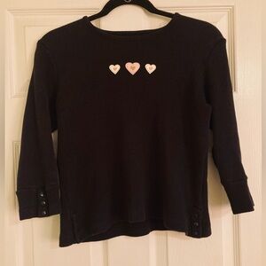 Christopher Banks Waffle Knit Sweater Blouse